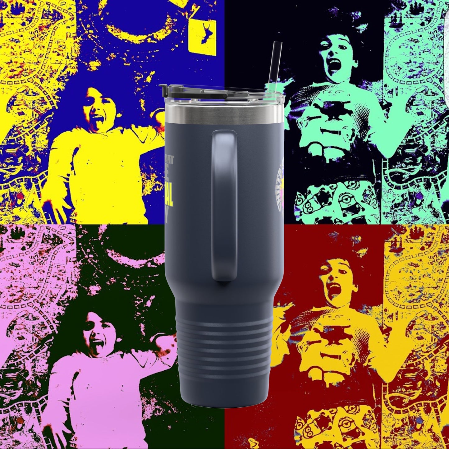 I JUST WANT ONE NORMAL DAY! -Vibrant Insulated Travel Mug for Daily Adventures, 40oz Beverage Tumbler