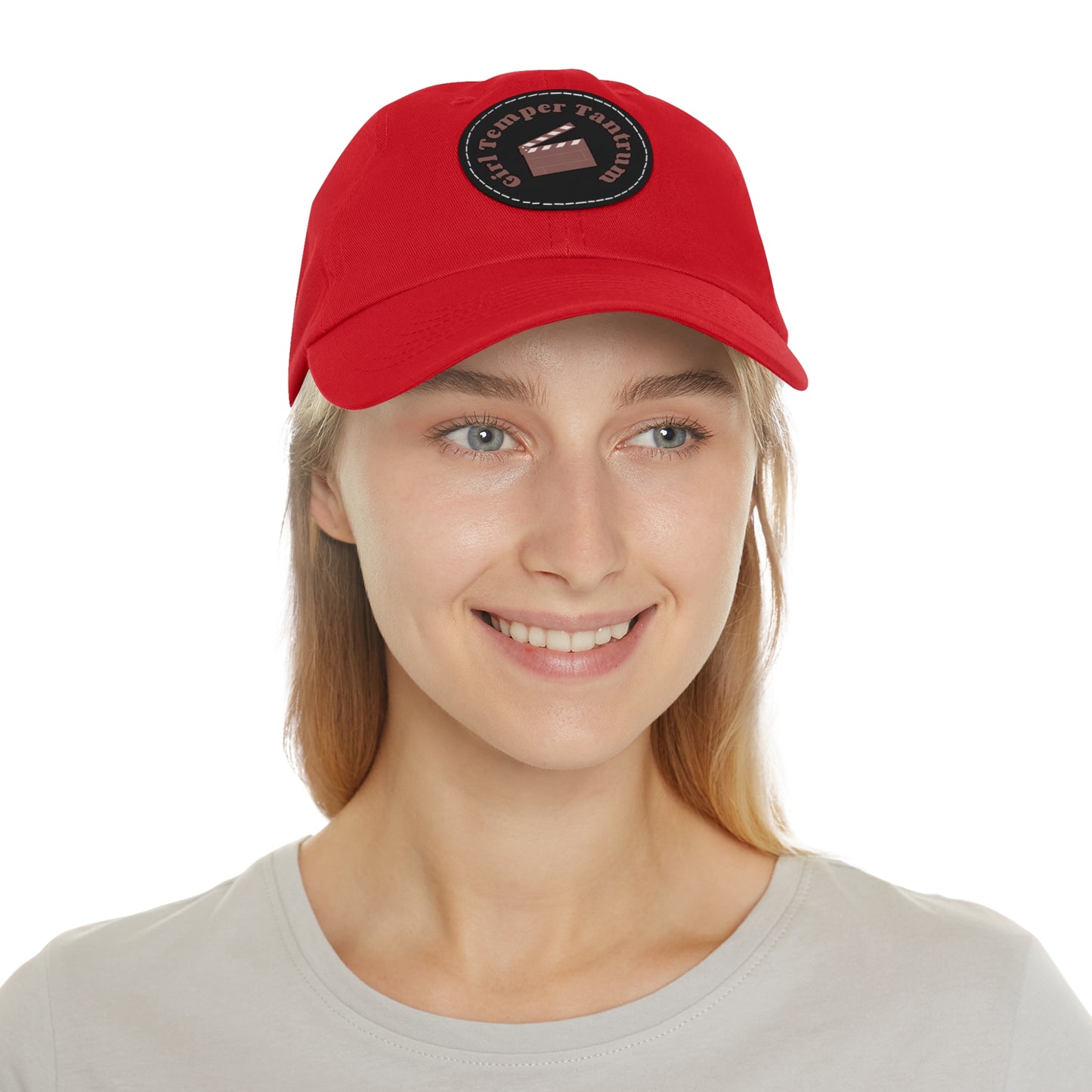 GirlTemperTantrum - Vibrant Dad Hat with Leather Patch