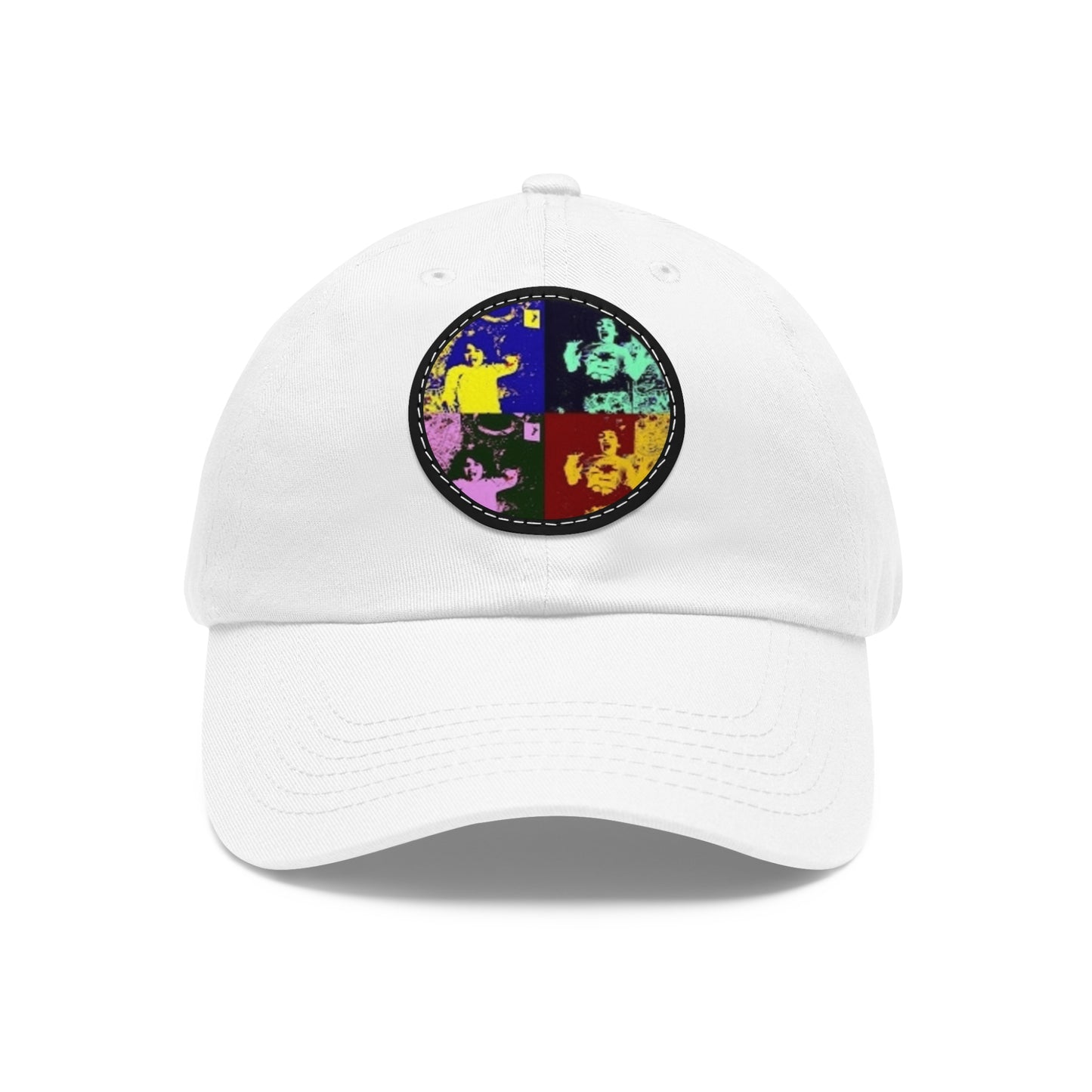 OhShiitakeMushrooms Logo - Vibrant Dad Hat with Leather Patch