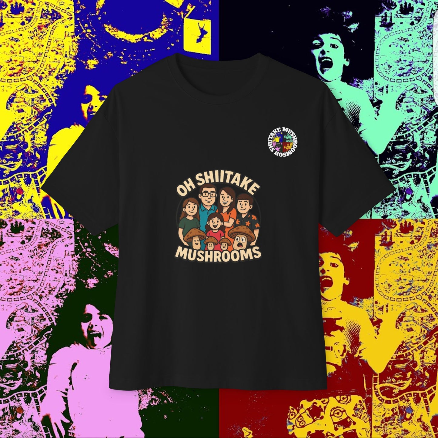 OhShiitakeMushrooms FAM! Unisex Oversized Boxy Tee