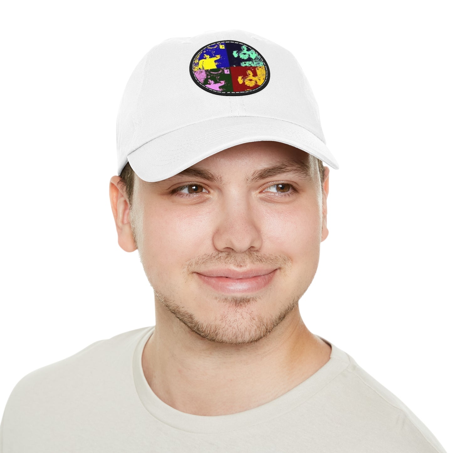 OhShiitakeMushrooms Logo - Vibrant Dad Hat with Leather Patch
