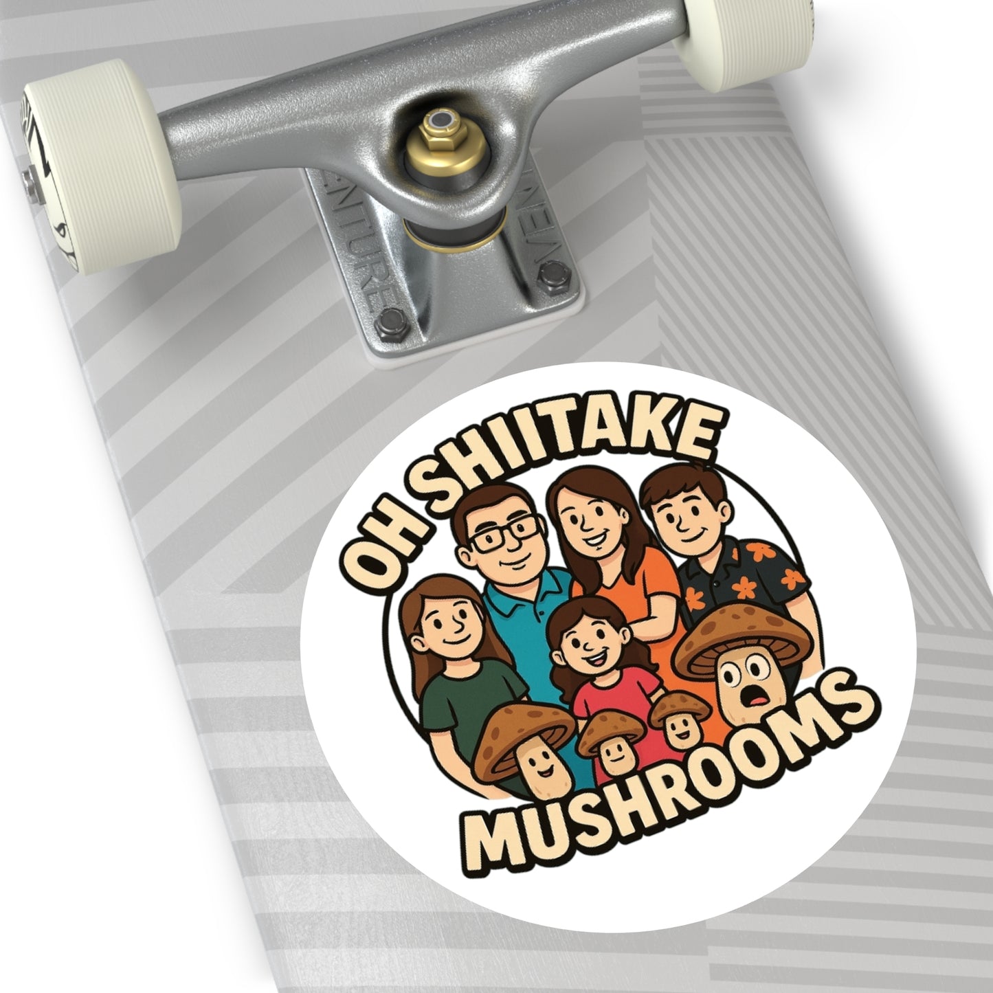 OhShiitakeMushroom FAM! - High Quality Sticker