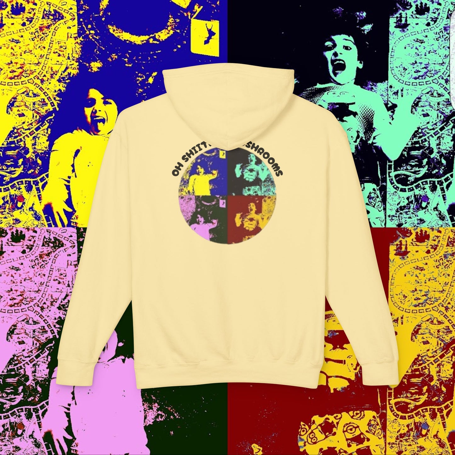 OhShiitakeMushrooms FAM! Hoodie, Lightweight Sweatshirt for Everyday Comfort, Unisex Casual Wear, Gift for Friends, Relaxation Clothing