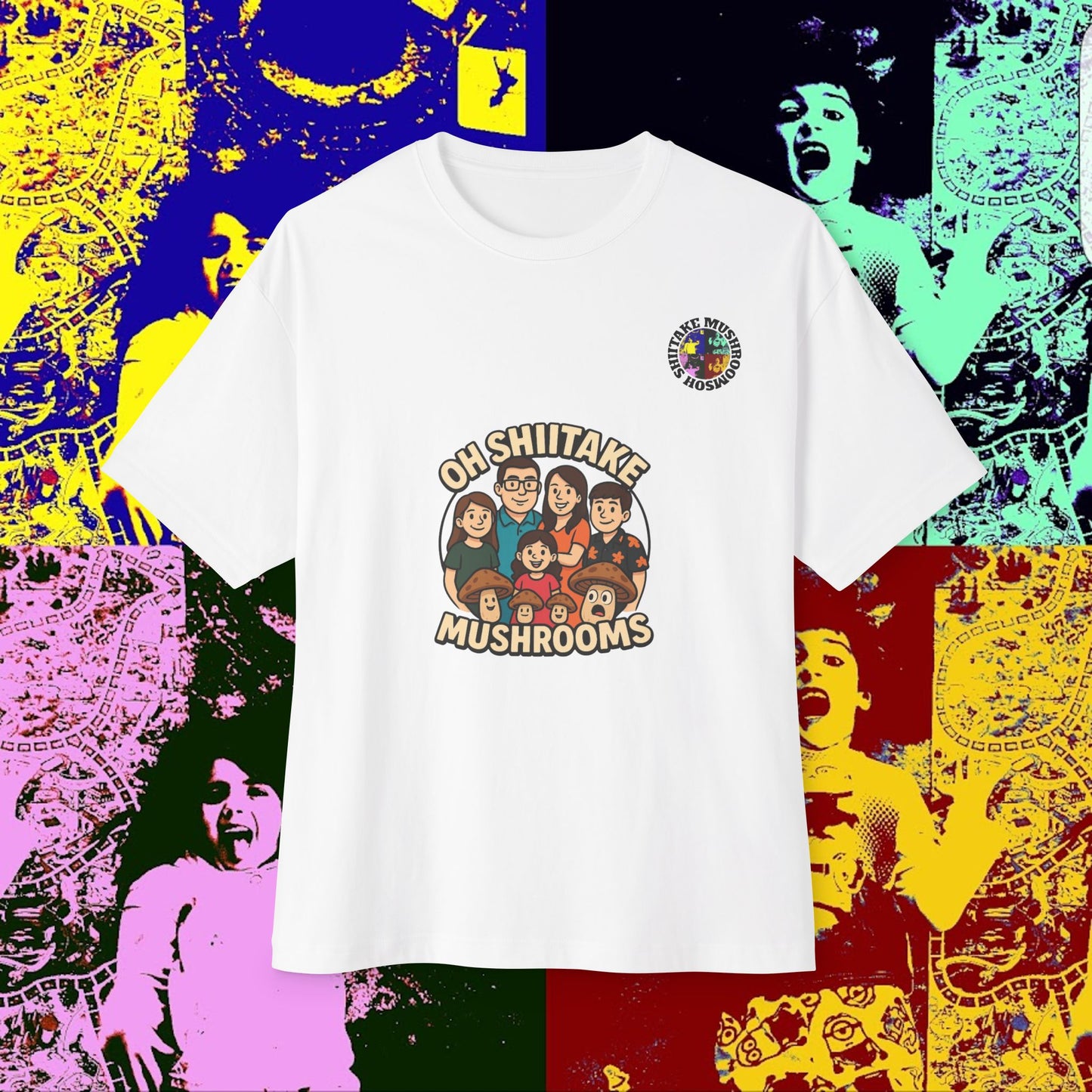 OhShiitakeMushrooms FAM! Unisex Oversized Boxy Tee