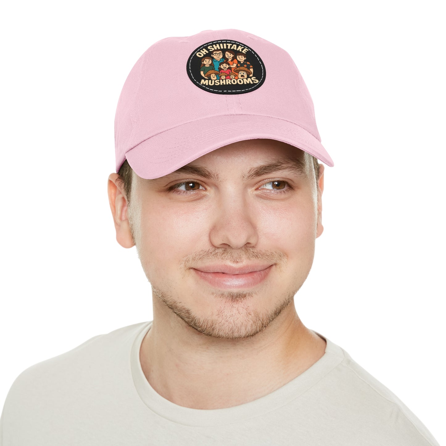 OhShiitakeMushrooms FAM! - Vibrant Dad Hat with Leather Patch