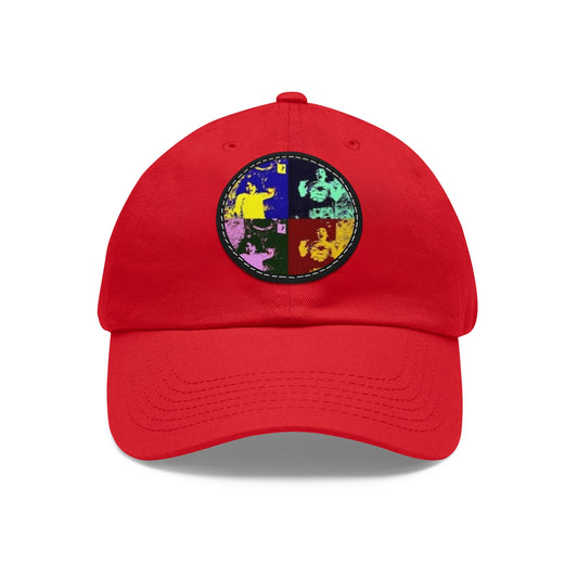 OhShiitakeMushrooms Logo - Vibrant Dad Hat with Leather Patch