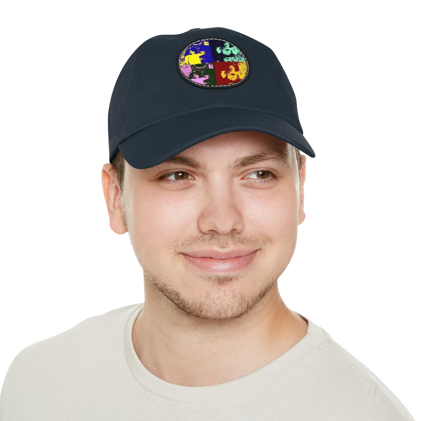 OhShiitakeMushrooms Logo - Vibrant Dad Hat with Leather Patch