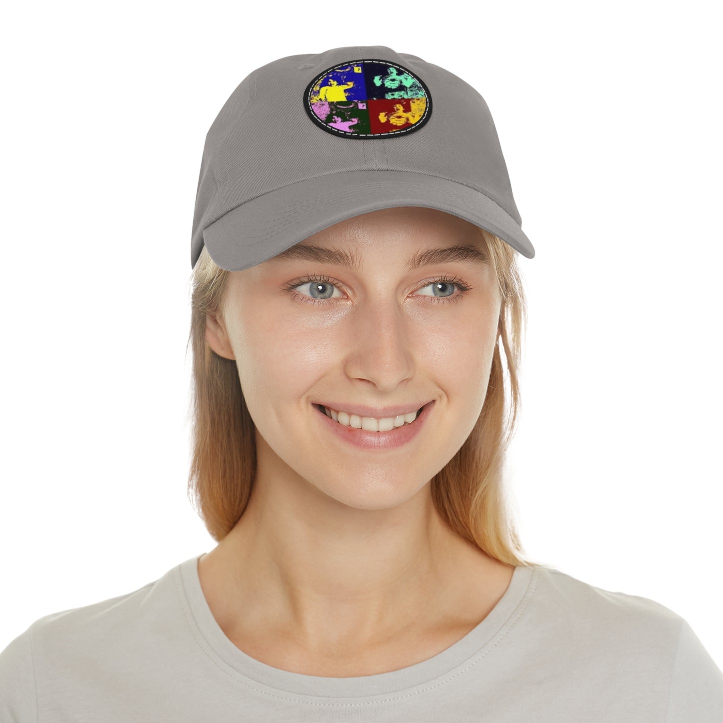 OhShiitakeMushrooms Logo - Vibrant Dad Hat with Leather Patch