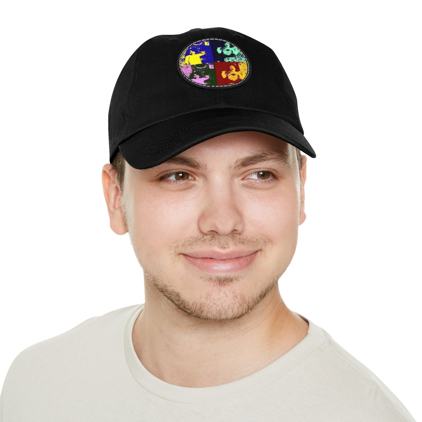 OhShiitakeMushrooms Logo - Vibrant Dad Hat with Leather Patch